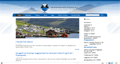 Desktop Screenshot of hvannasund.fo